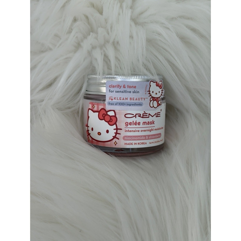 The Creme Shop Hello Kitty Overnight Face Mask Gel Hydrating Niacinamide K-Beaut - Picture 2 of 7